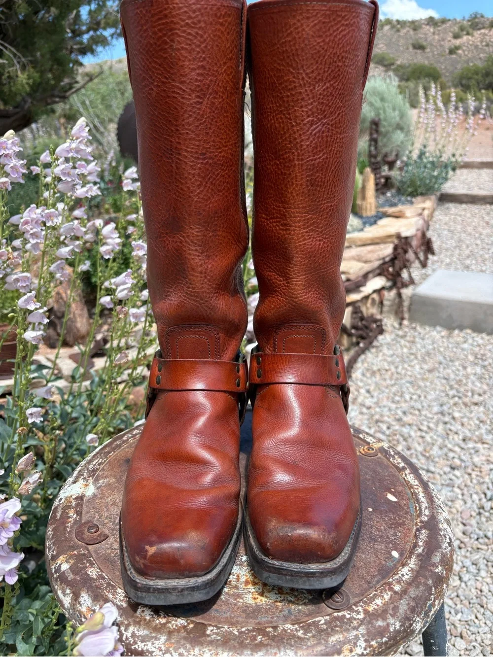 FRYE 🇺🇸15R Harness Boots Just Resoled - Picture 6 of 16